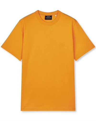 Mads Nørgaard - Cotton Jersey Frode Logo T-Shirt - Zinnia